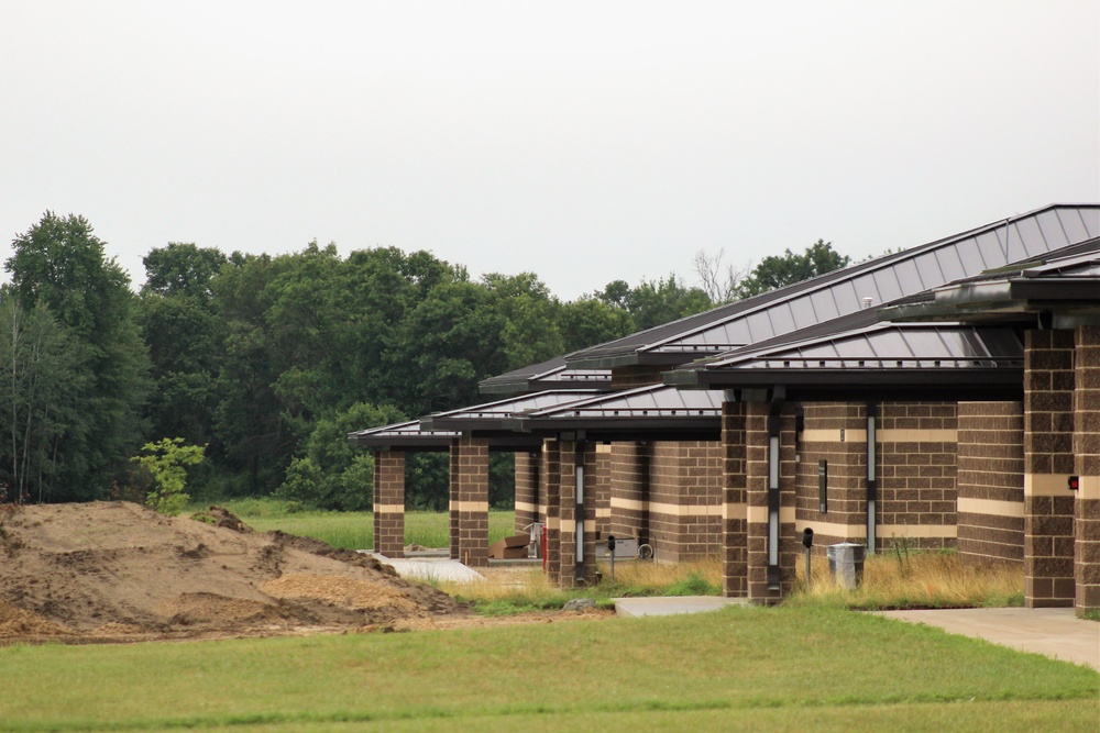 Work on five new battle simulations buildings continues in 200 block at Fort McCoy