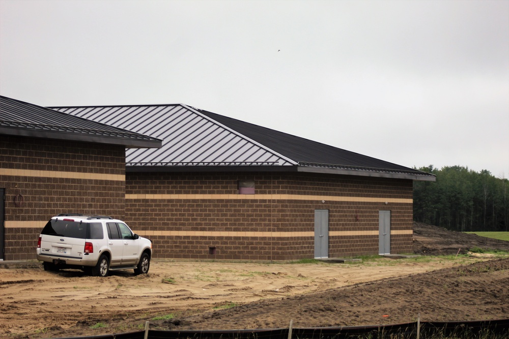 Work on five new battle simulations buildings continues in 200 block at Fort McCoy