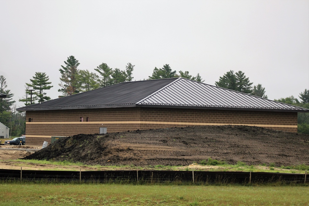 Work on five new battle simulations buildings continues in 200 block at Fort McCoy
