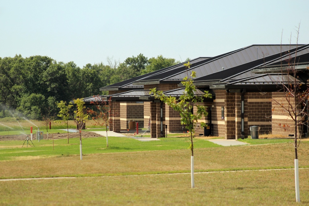 Work on five new battle simulations buildings continues in 200 block at Fort McCoy