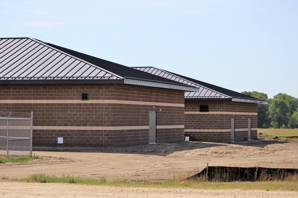 Work on five new battle simulations buildings continues in 200 block at Fort McCoy