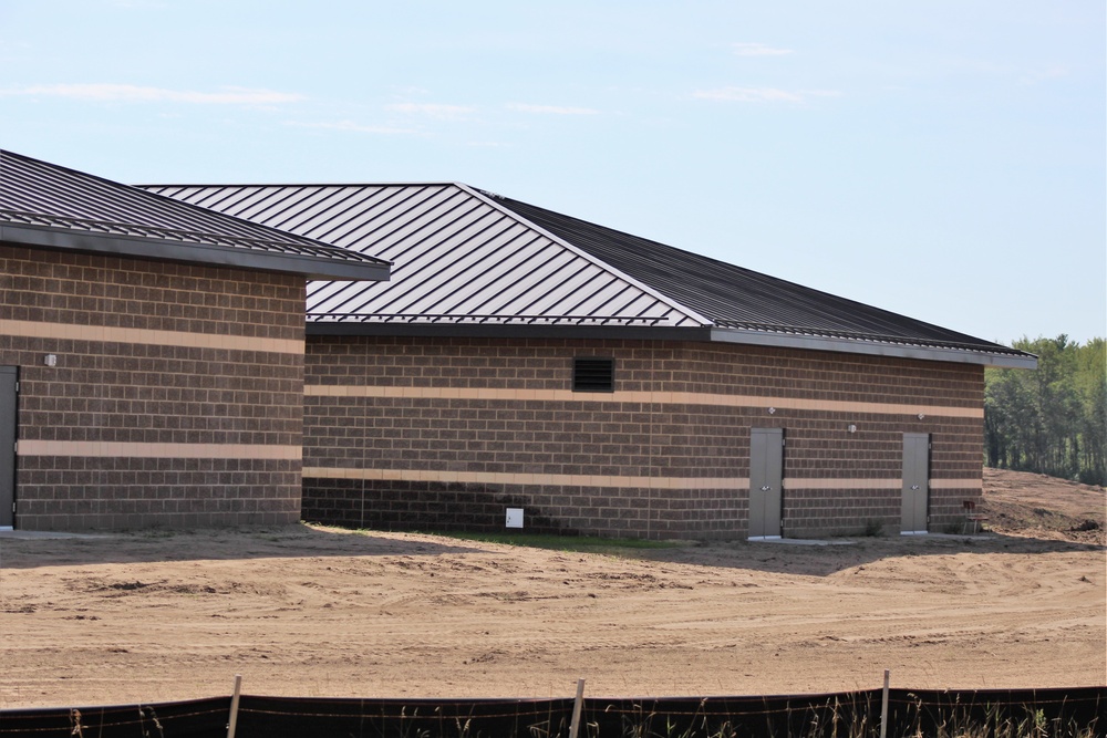 Work on five new battle simulations buildings continues in 200 block at Fort McCoy