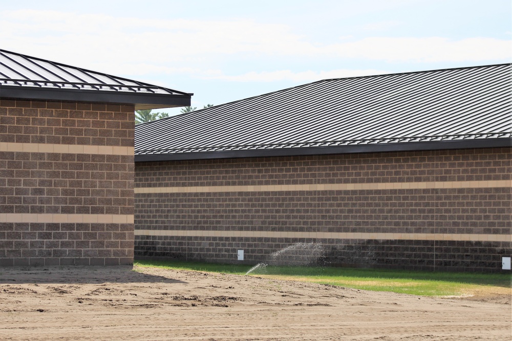 Work on five new battle simulations buildings continues in 200 block at Fort McCoy
