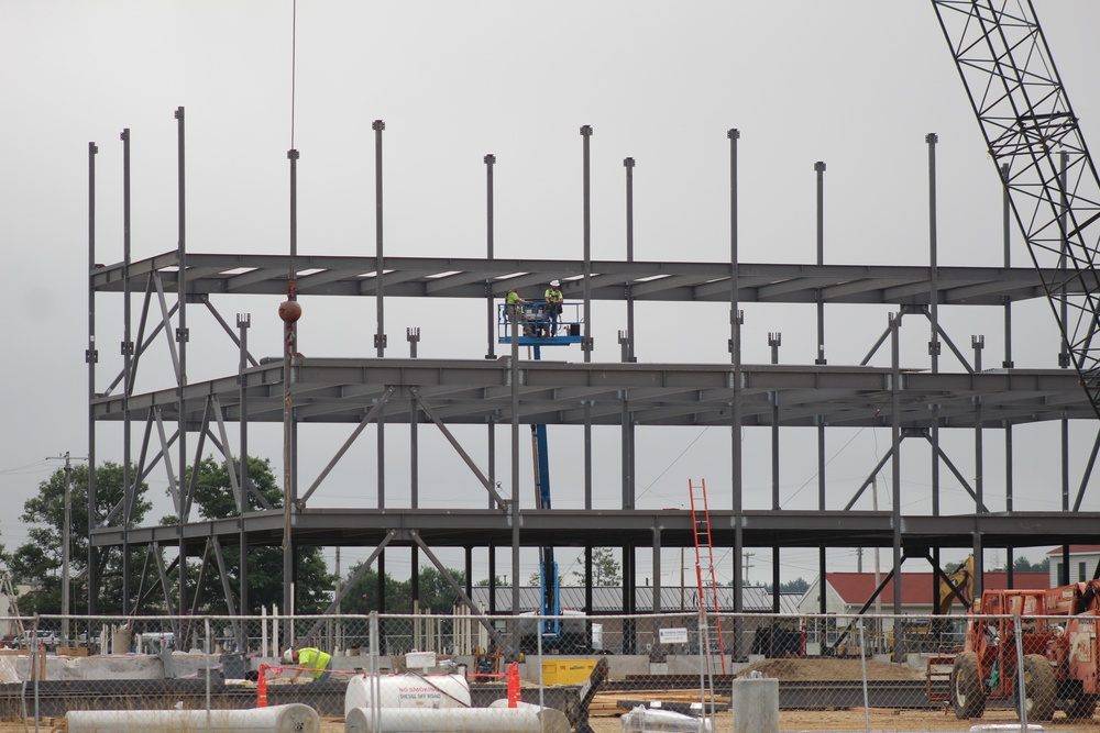 Army Corps of Engineers-led projecct to build new barracks continues at Fort McCoy