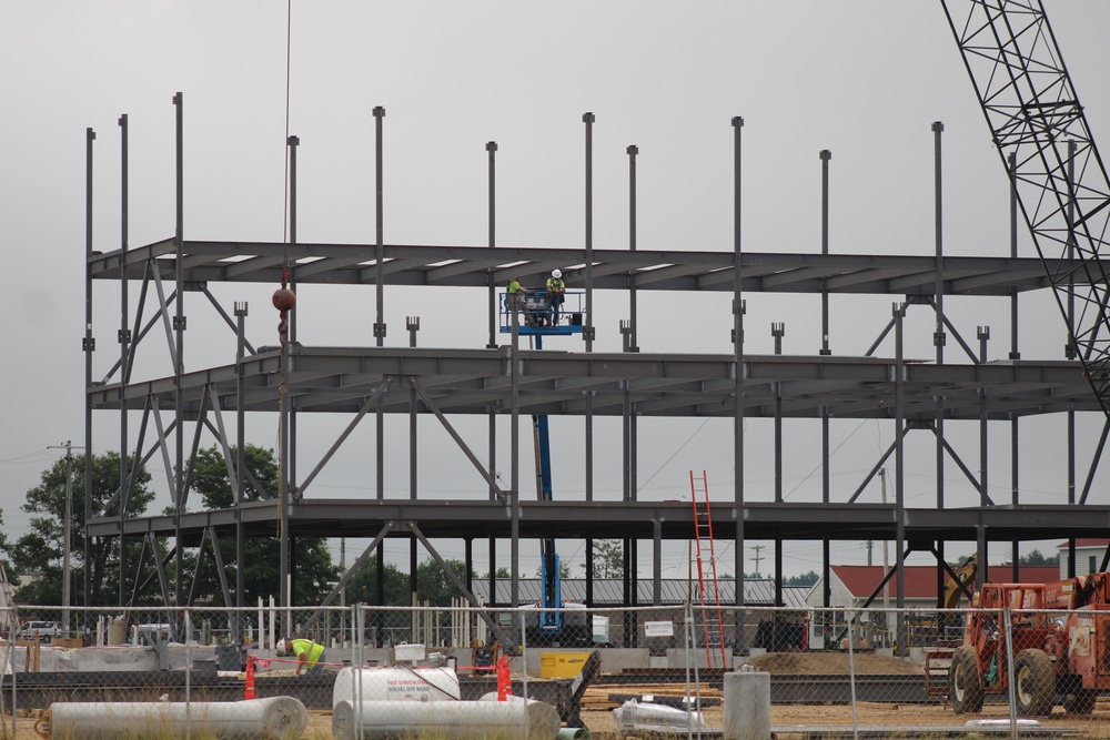 Army Corps of Engineers-led projecct to build new barracks continues at Fort McCoy