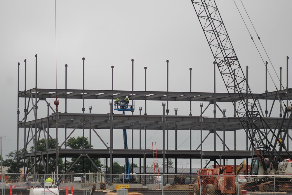 Army Corps of Engineers-led projecct to build new barracks continues at Fort McCoy