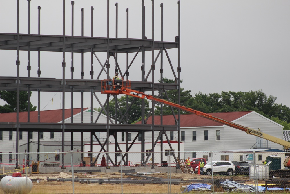 Army Corps of Engineers-led projecct to build new barracks continues at Fort McCoy