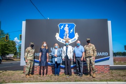 Bradley Air National Guard Base opens new gate with ribbon cutting ceremony