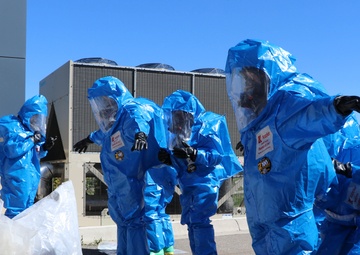 MONTANA NATIONAL GUARD SOLDIERS TRAIN TO RESPOND TO CHEMICAL HAZARDS IN THE FIELD