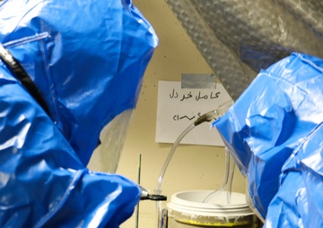 MONTANA NATIONAL GUARD SOLDIERS TRAIN TO RESPOND TO CHEMICAL HAZARDS IN THE FIELD