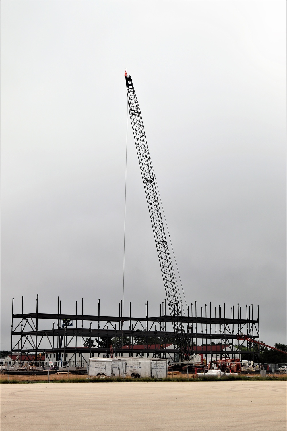 Army Corps of Engineers-led projecct to build new barracks continues at Fort McCoy