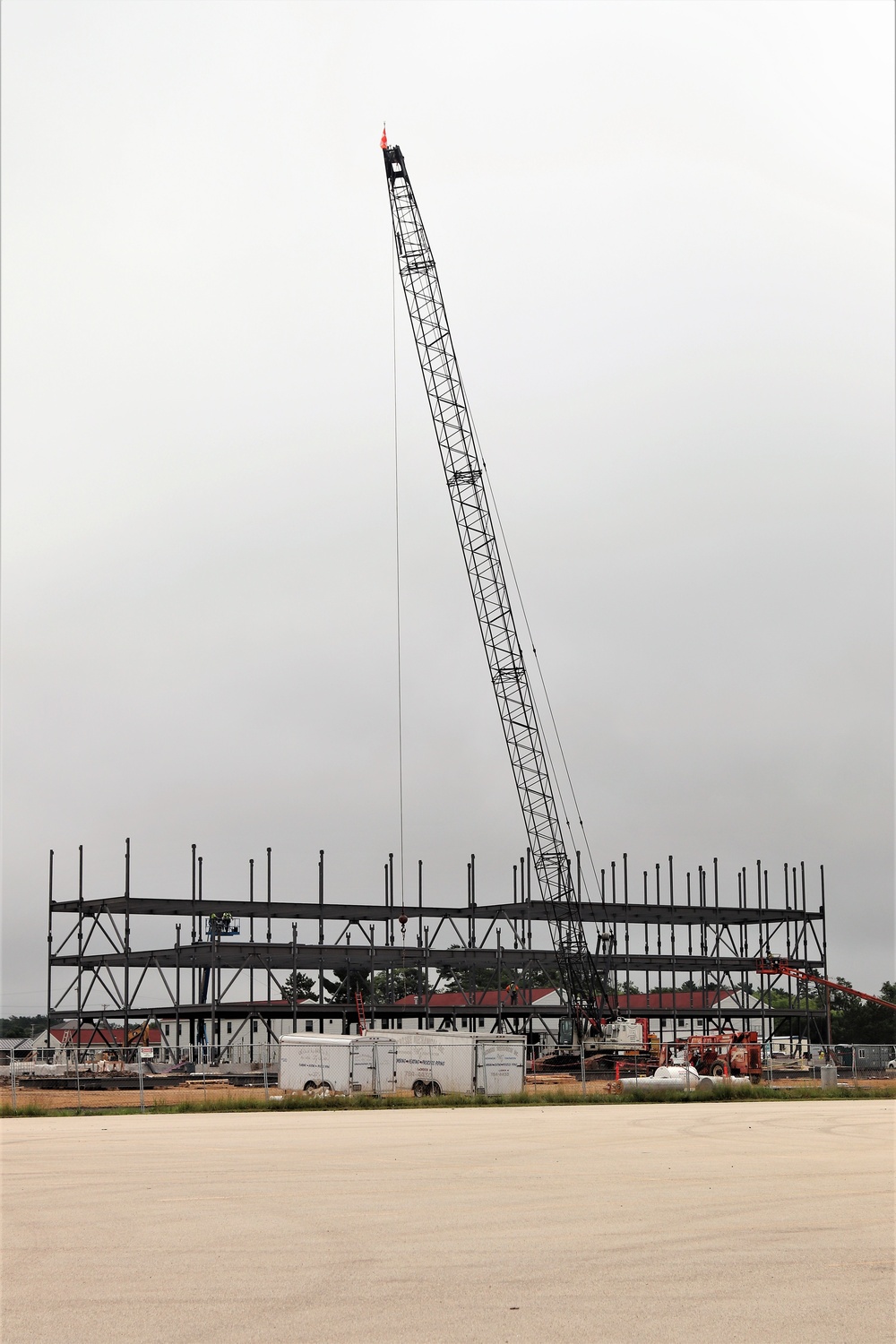 Army Corps of Engineers-led projecct to build new barracks continues at Fort McCoy