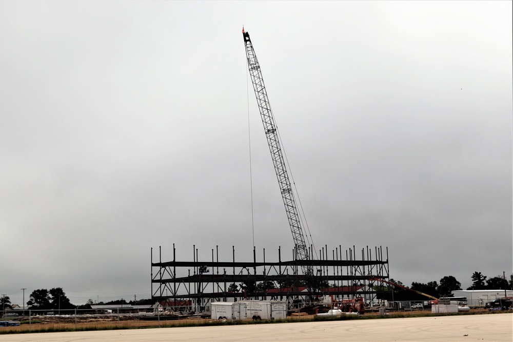 Army Corps of Engineers-led projecct to build new barracks continues at Fort McCoy