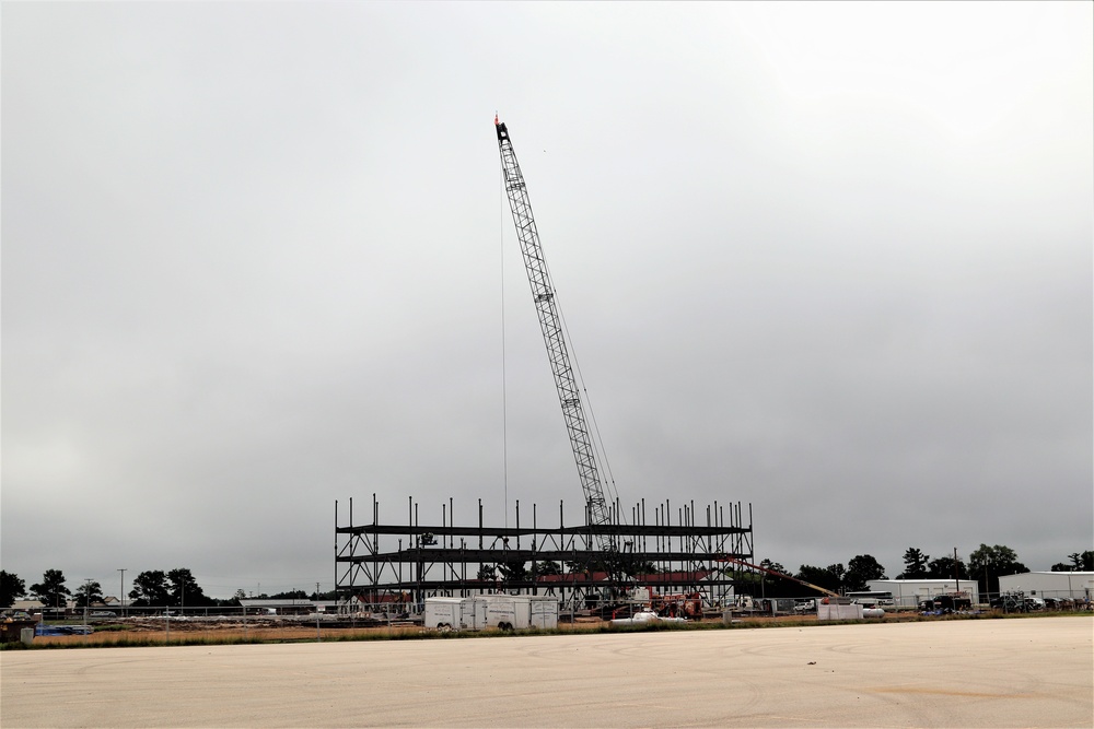 Army Corps of Engineers-led projecct to build new barracks continues at Fort McCoy