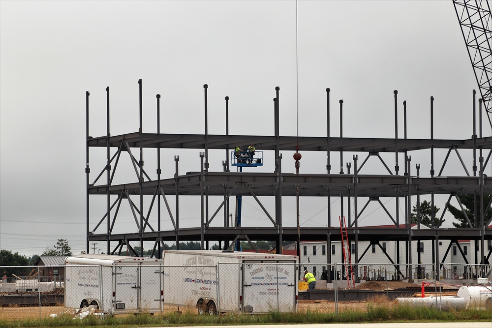 Army Corps of Engineers-led projecct to build new barracks continues at Fort McCoy