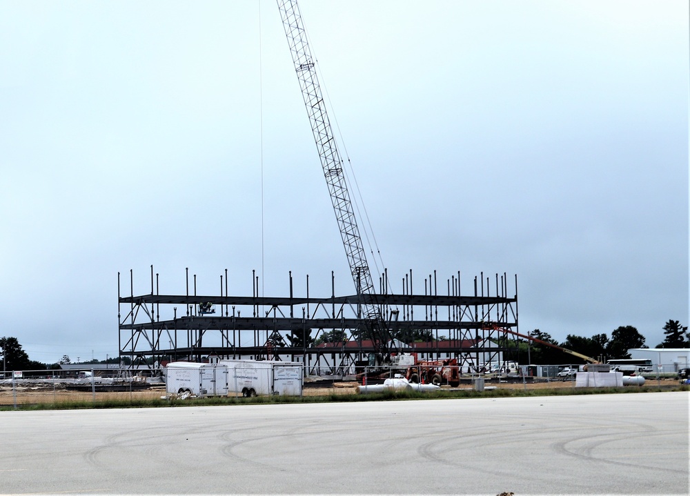 Army Corps of Engineers-led projecct to build new barracks continues at Fort McCoy