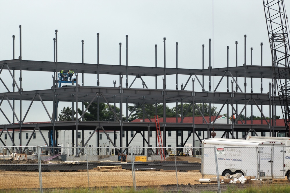 Army Corps of Engineers-led projecct to build new barracks continues at Fort McCoy