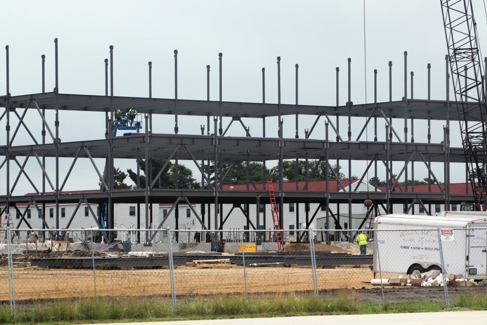 Army Corps of Engineers-led projecct to build new barracks continues at Fort McCoy