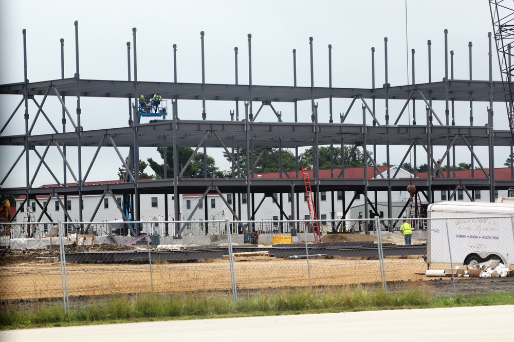 Army Corps of Engineers-led projecct to build new barracks continues at Fort McCoy