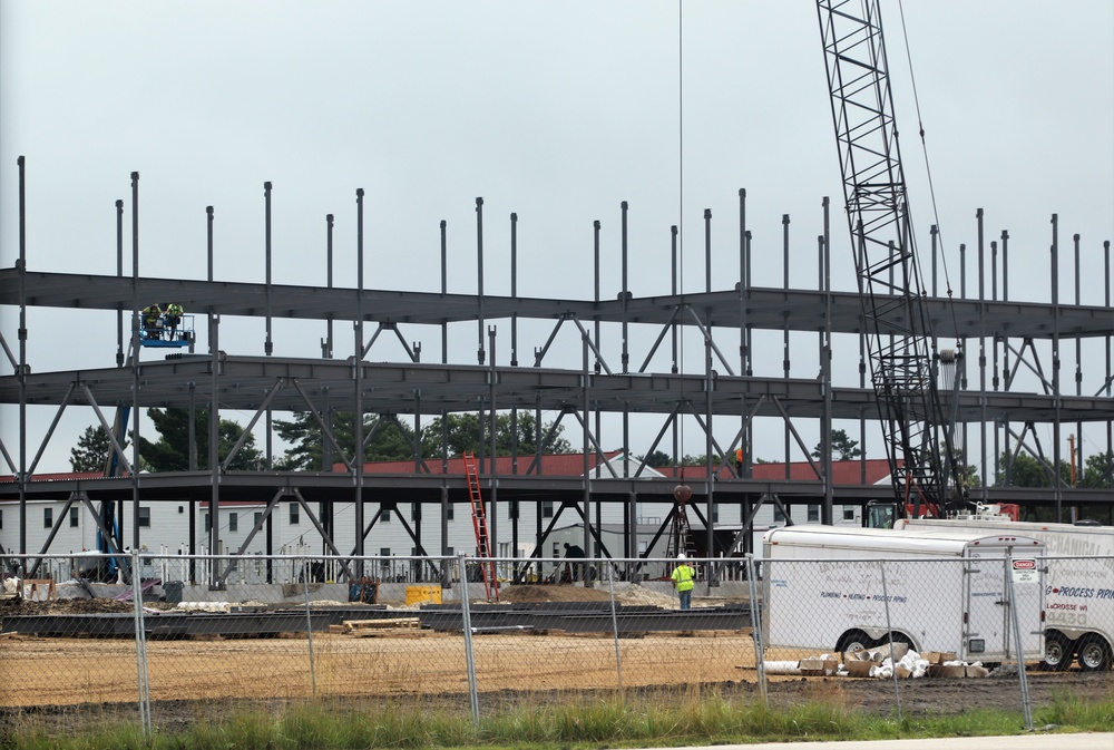 Army Corps of Engineers-led projecct to build new barracks continues at Fort McCoy