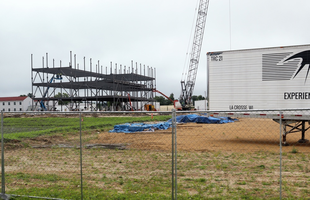 Army Corps of Engineers-led projecct to build new barracks continues at Fort McCoy