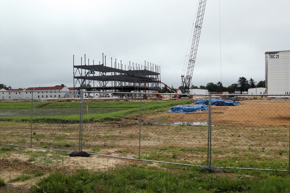 Army Corps of Engineers-led projecct to build new barracks continues at Fort McCoy