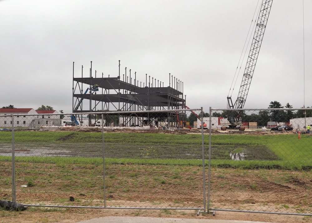 Army Corps of Engineers-led projecct to build new barracks continues at Fort McCoy