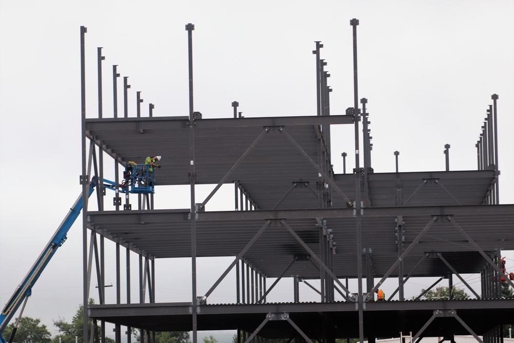 Army Corps of Engineers-led projecct to build new barracks continues at Fort McCoy