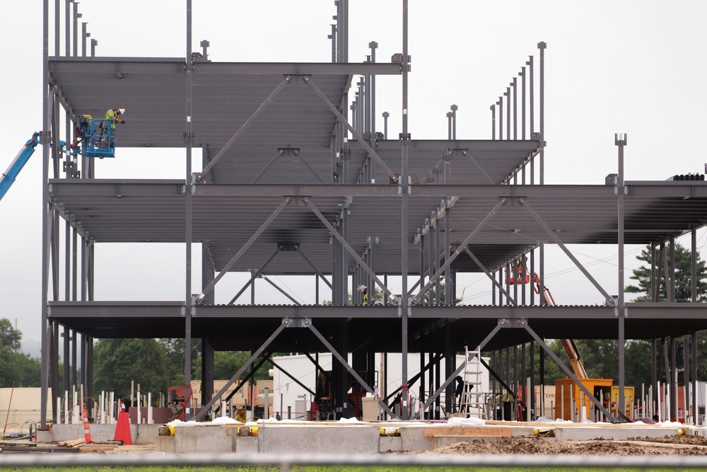 Army Corps of Engineers-led projecct to build new barracks continues at Fort McCoy