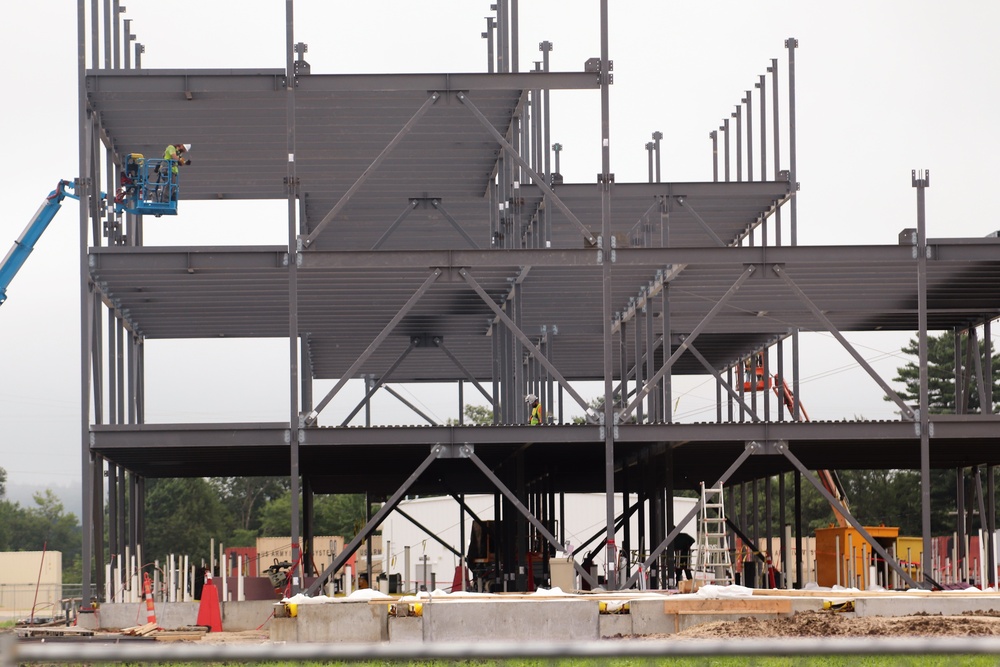 Army Corps of Engineers-led projecct to build new barracks continues at Fort McCoy