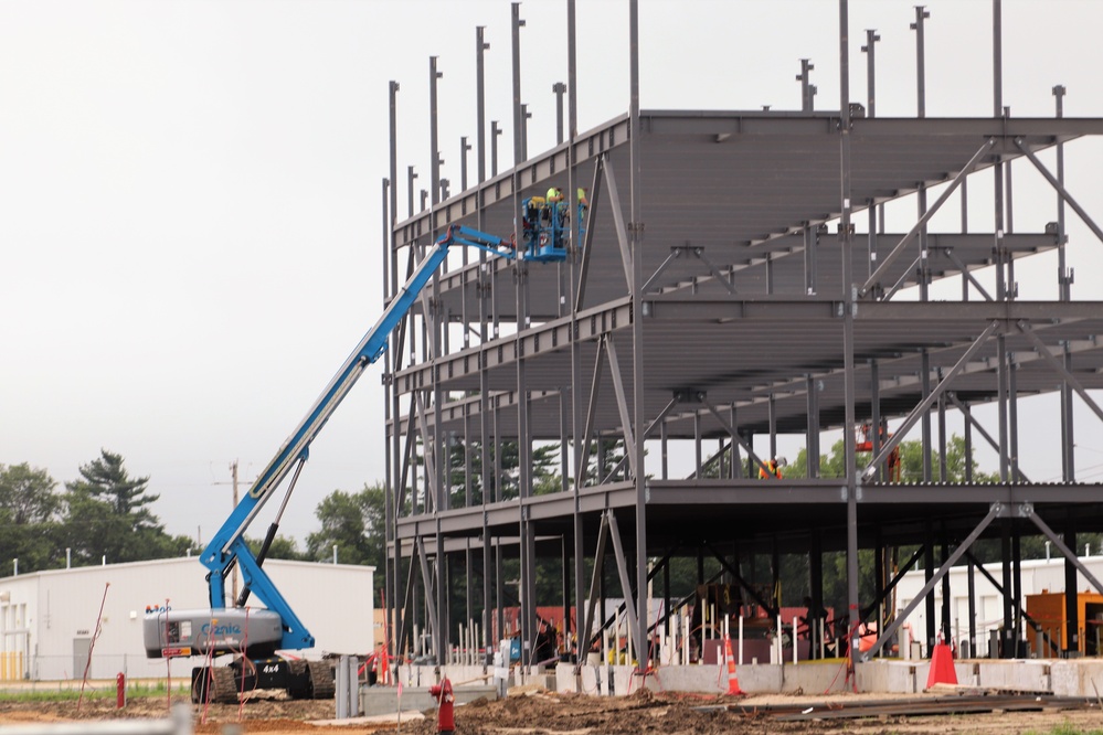 Army Corps of Engineers-led projecct to build new barracks continues at Fort McCoy