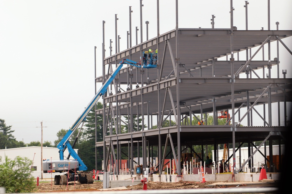 Army Corps of Engineers-led projecct to build new barracks continues at Fort McCoy