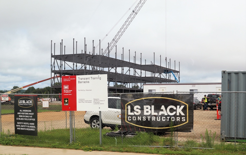 Army Corps of Engineers-led projecct to build new barracks continues at Fort McCoy