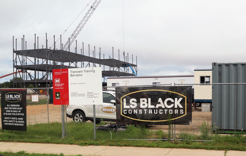 Army Corps of Engineers-led projecct to build new barracks continues at Fort McCoy