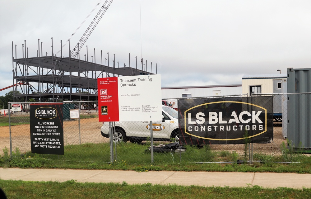 Army Corps of Engineers-led projecct to build new barracks continues at Fort McCoy