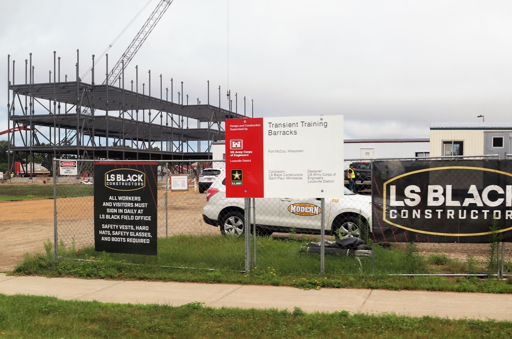 Army Corps of Engineers-led projecct to build new barracks continues at Fort McCoy