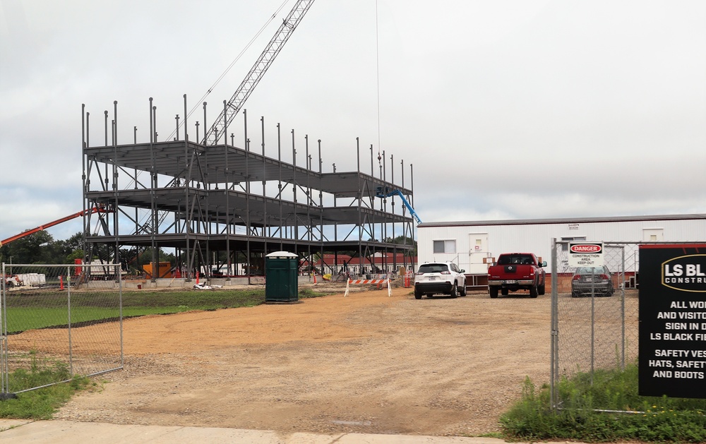 Army Corps of Engineers-led projecct to build new barracks continues at Fort McCoy