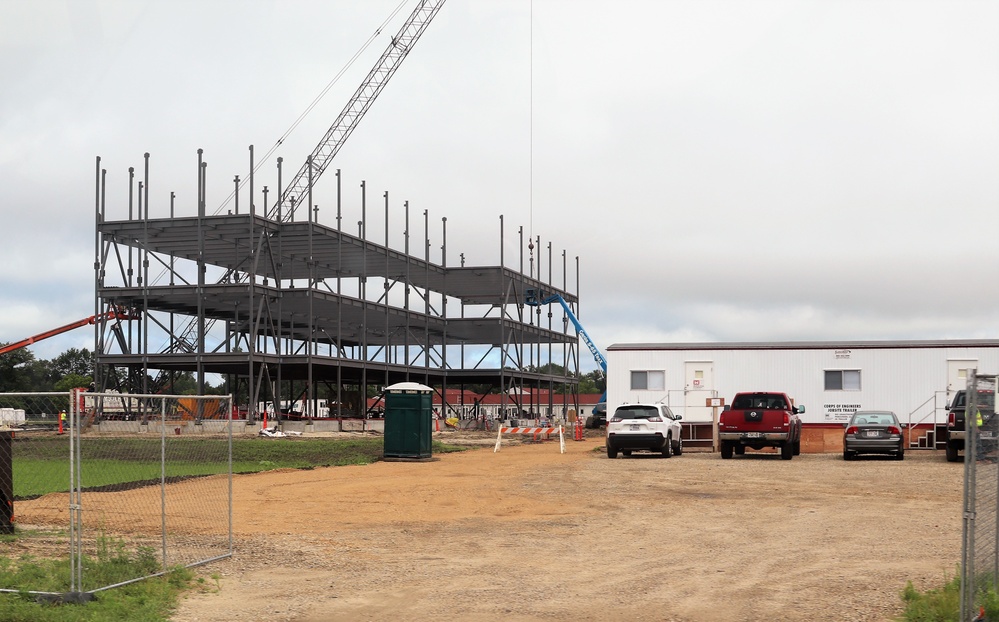 Army Corps of Engineers-led projecct to build new barracks continues at Fort McCoy