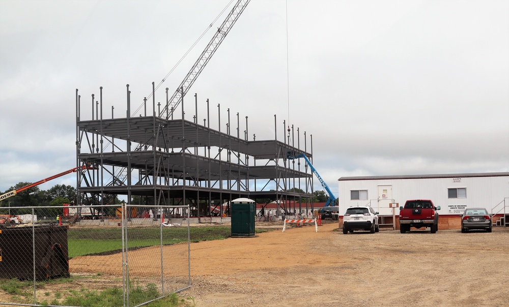 Army Corps of Engineers-led projecct to build new barracks continues at Fort McCoy