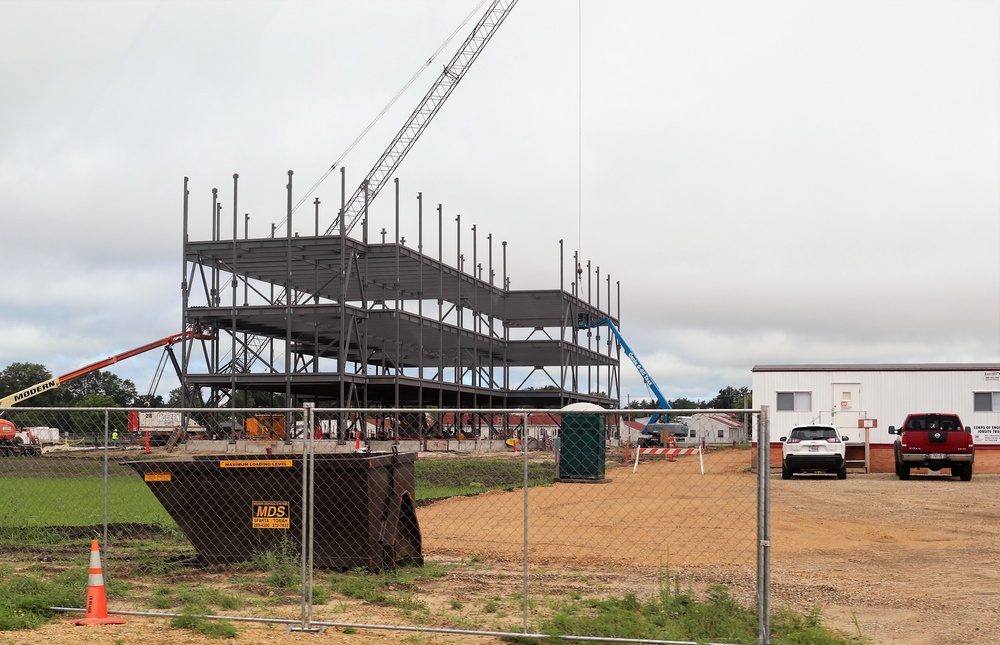 Army Corps of Engineers-led projecct to build new barracks continues at Fort McCoy