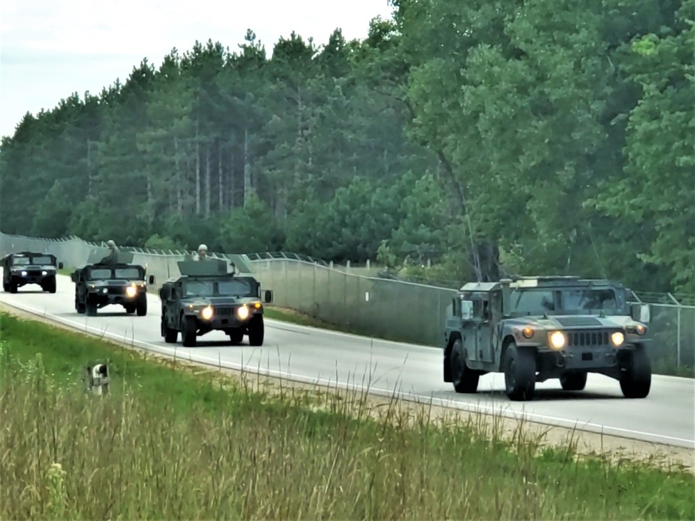 Convoy training operations at Fort McCoy