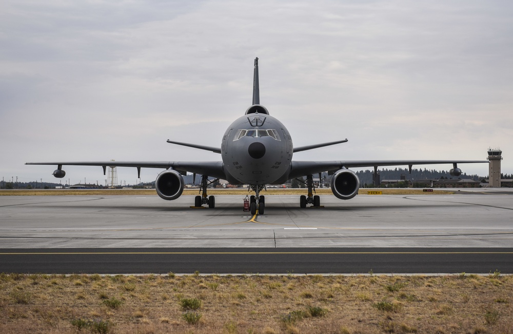 Travis KC-10s evacuate to Fairchild
