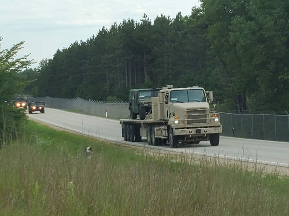Convoy training operations at Fort McCoy