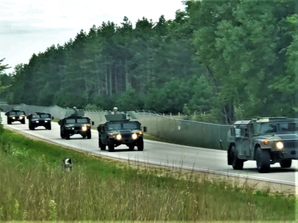 Convoy training operations at Fort McCoy