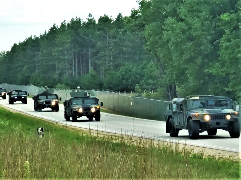 Convoy training operations at Fort McCoy