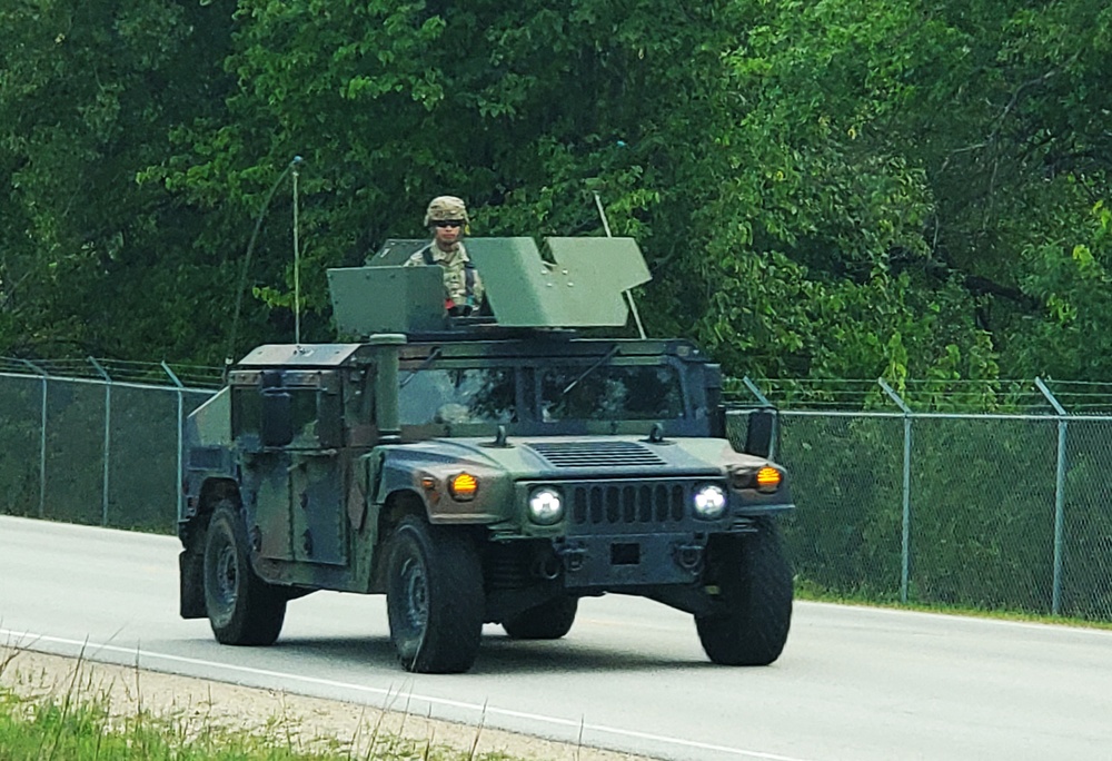 Convoy training operations at Fort McCoy