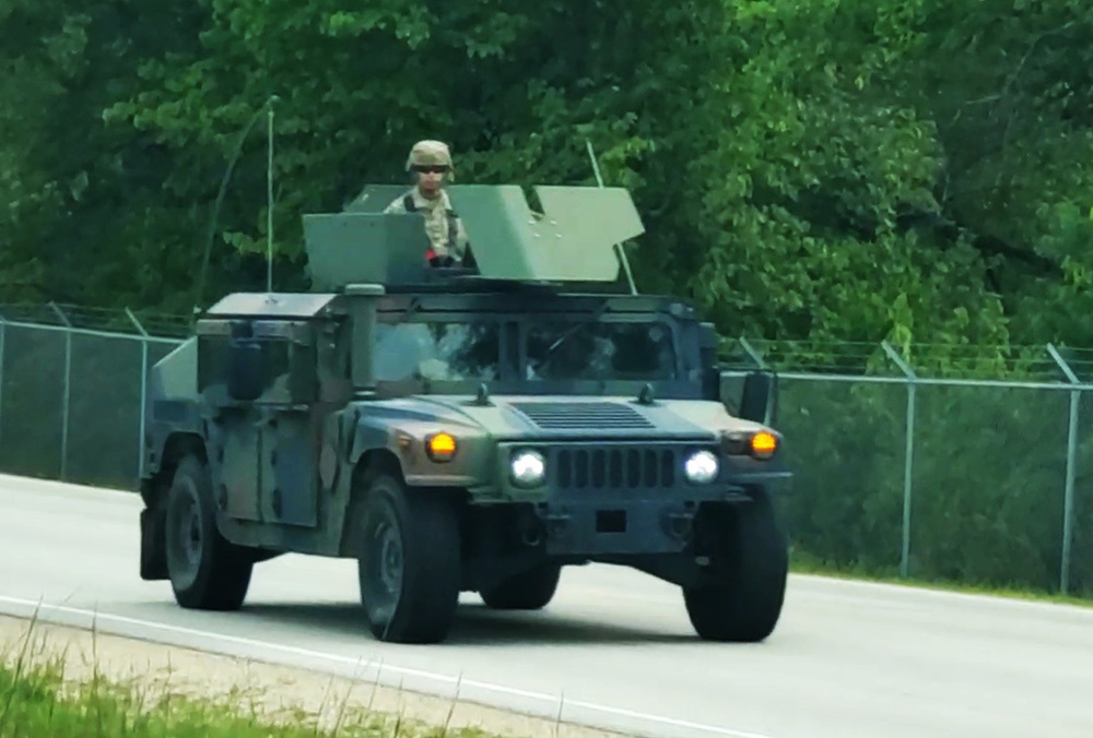 Convoy training operations at Fort McCoy