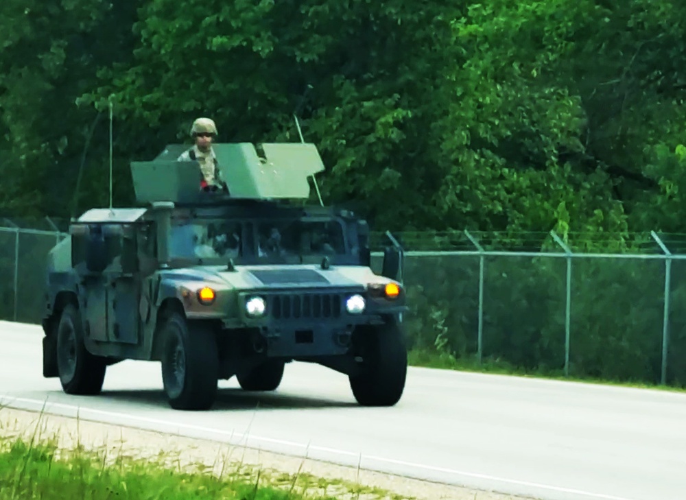 Convoy training operations at Fort McCoy