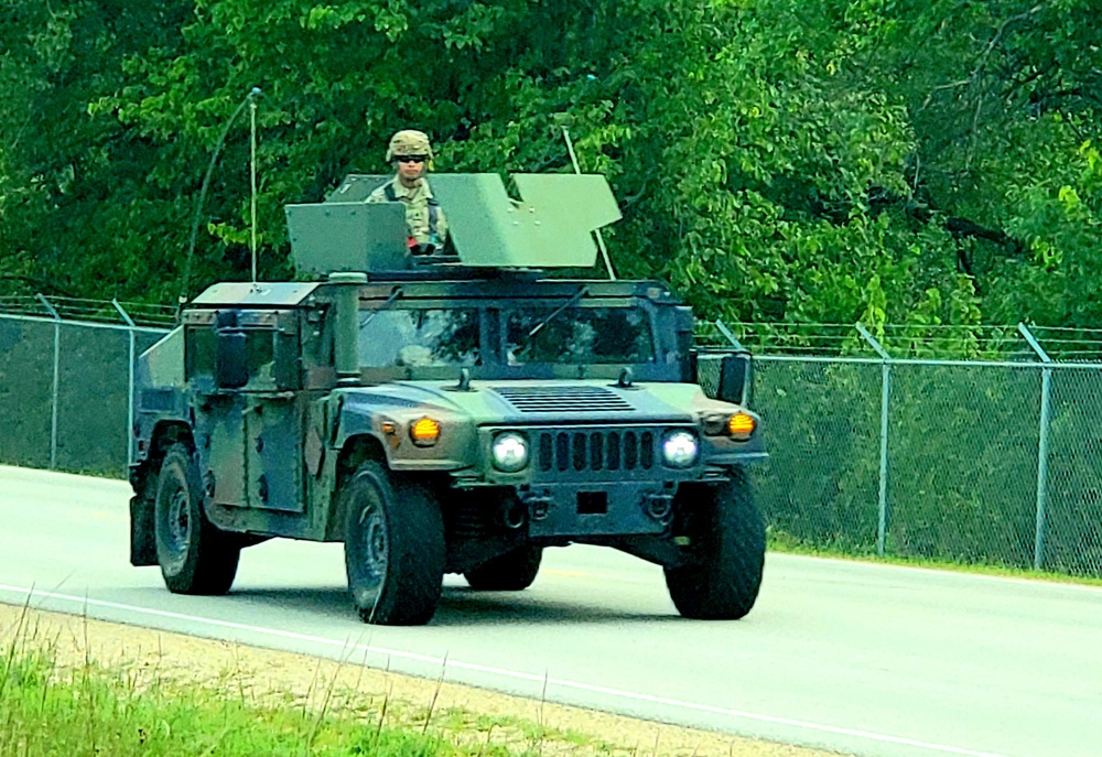 Convoy training operations at Fort McCoy