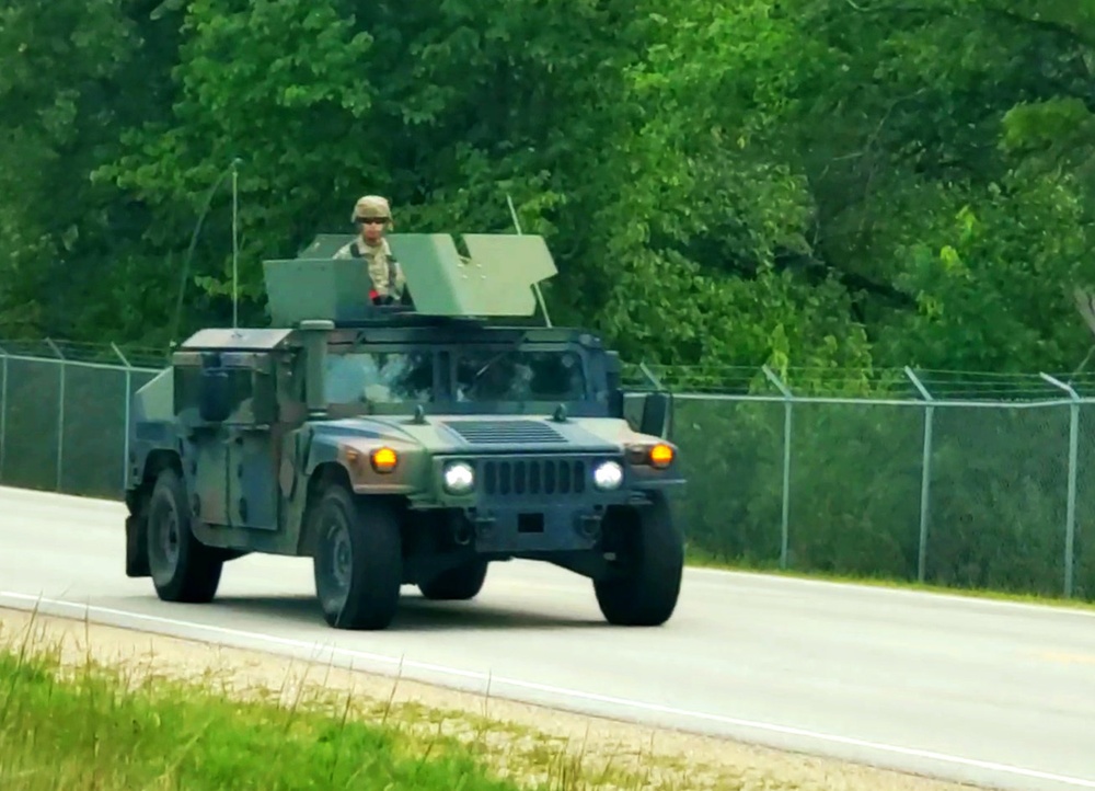 Convoy training operations at Fort McCoy